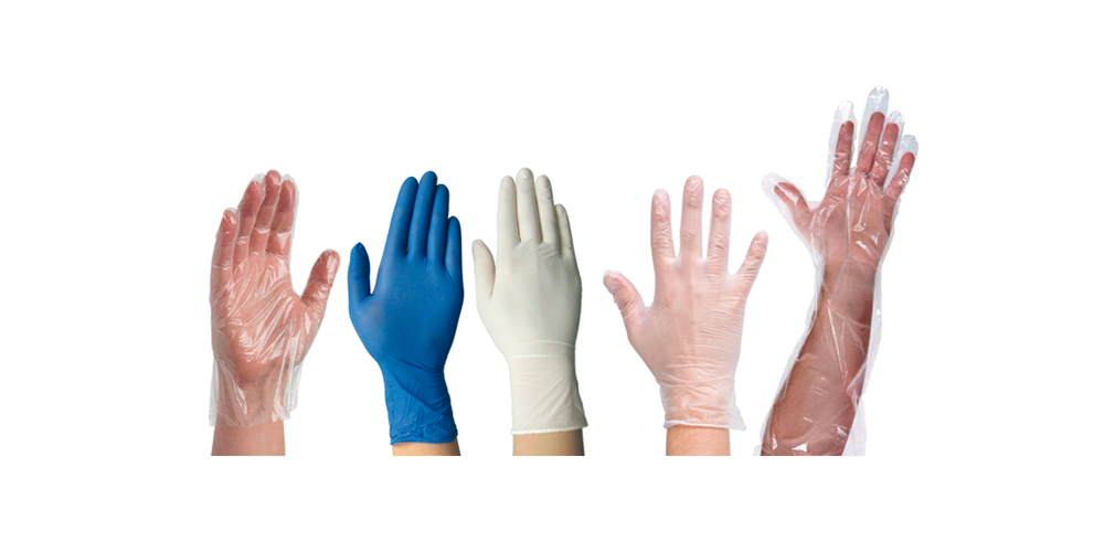 guantes descartables